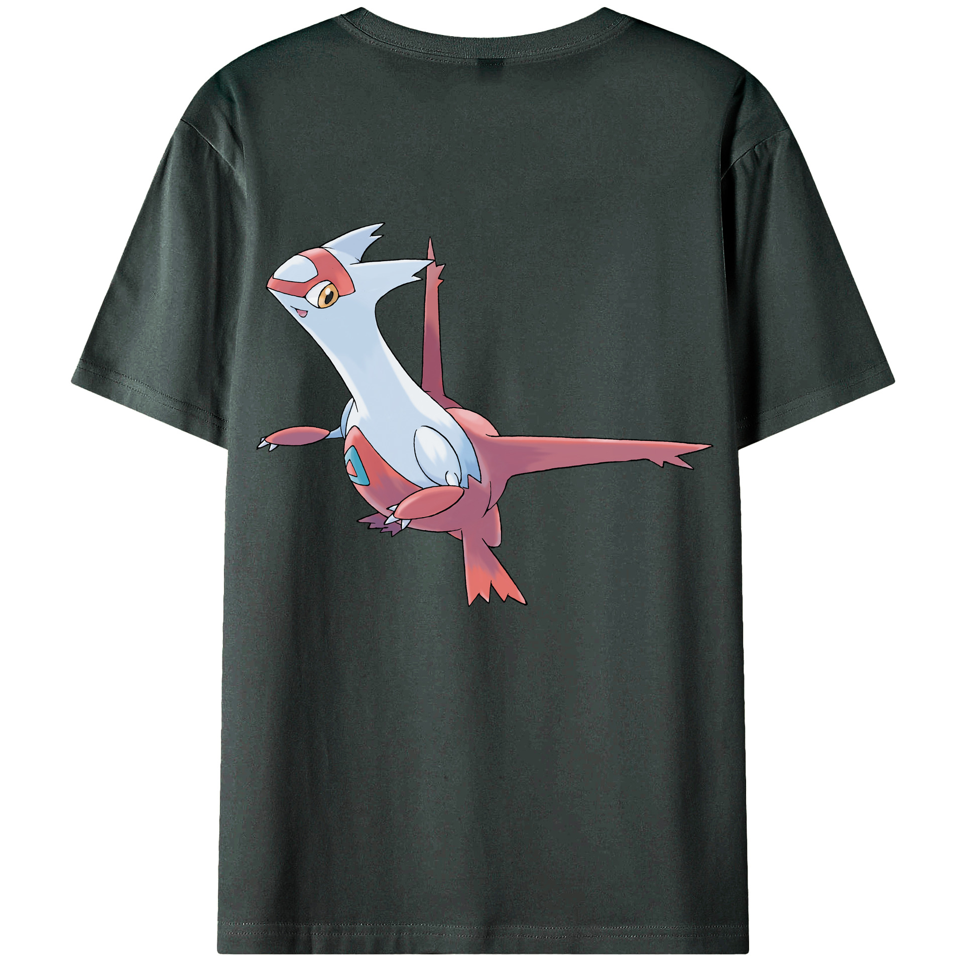 （画像用） ポケットモンスター Pokémon 綿100％ メンズ半袖Tシャツ（バックプリント） 通気性